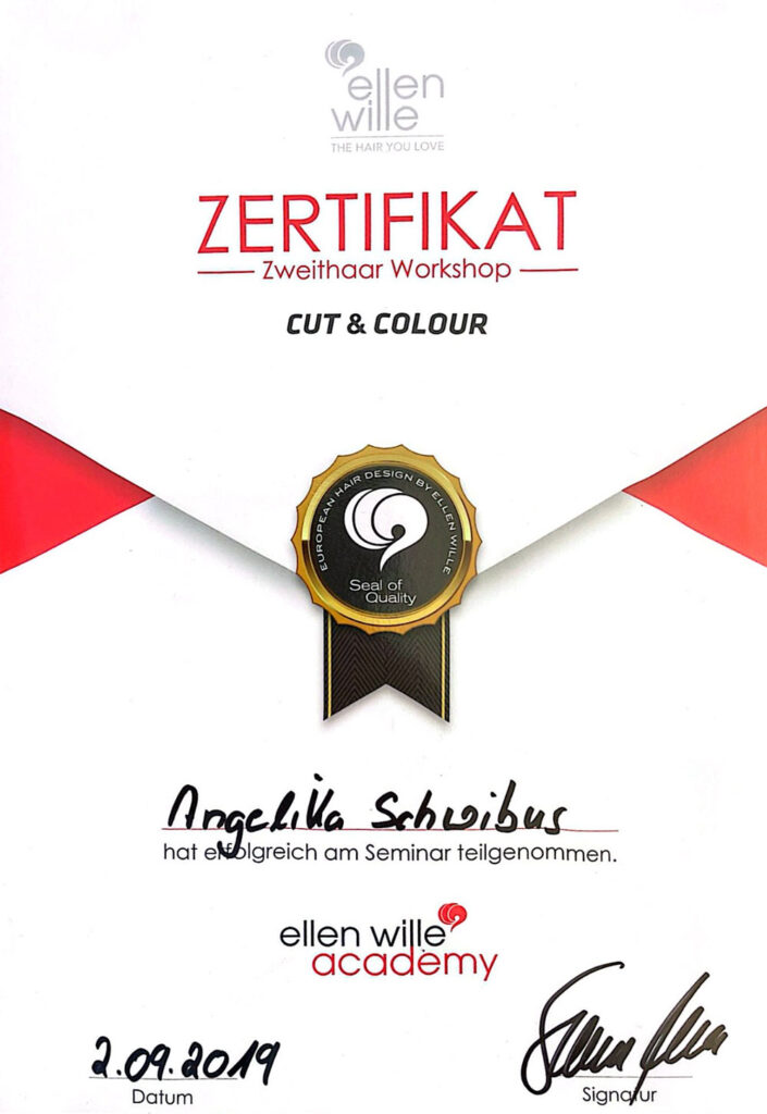 Zweithaar Workshop: Cut & Color, Ellen Wille Zweithaar Workshop: Cut & Color, Ellen Wille