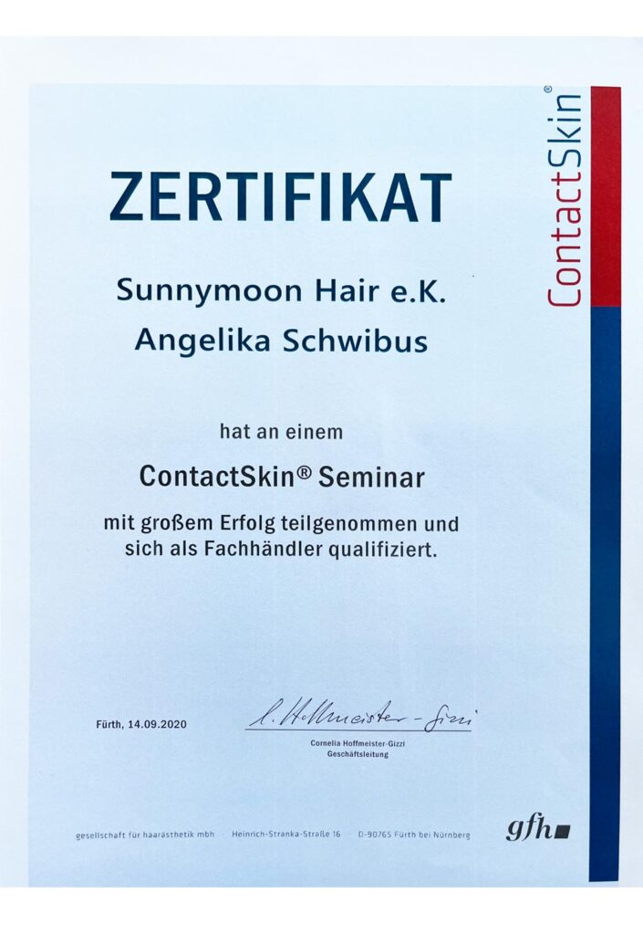 ContactScin® Seminar – Fachhändlerqualifizierung, 2020 ContactScin® Seminar - Fachhändlerqualifizierung, 2020